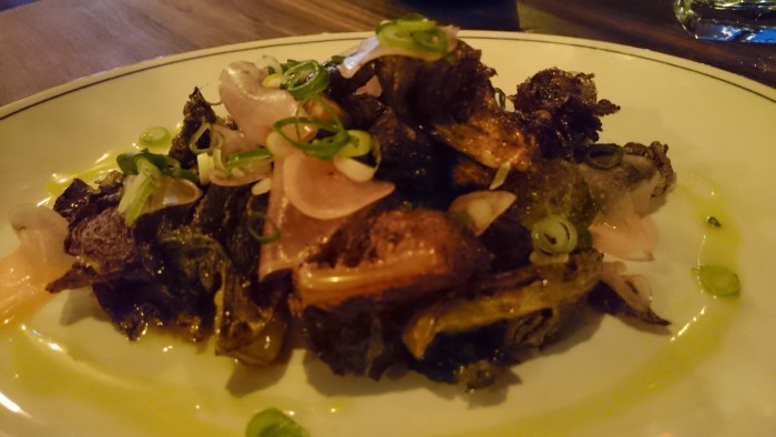 Crispy fried brussell sprouts