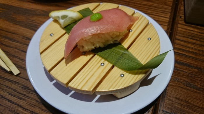 Tuna belly sushi